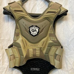 Battle Scar Field Armor Stryker Vest with CE Stryker Back Armor - Tan - Size S-M